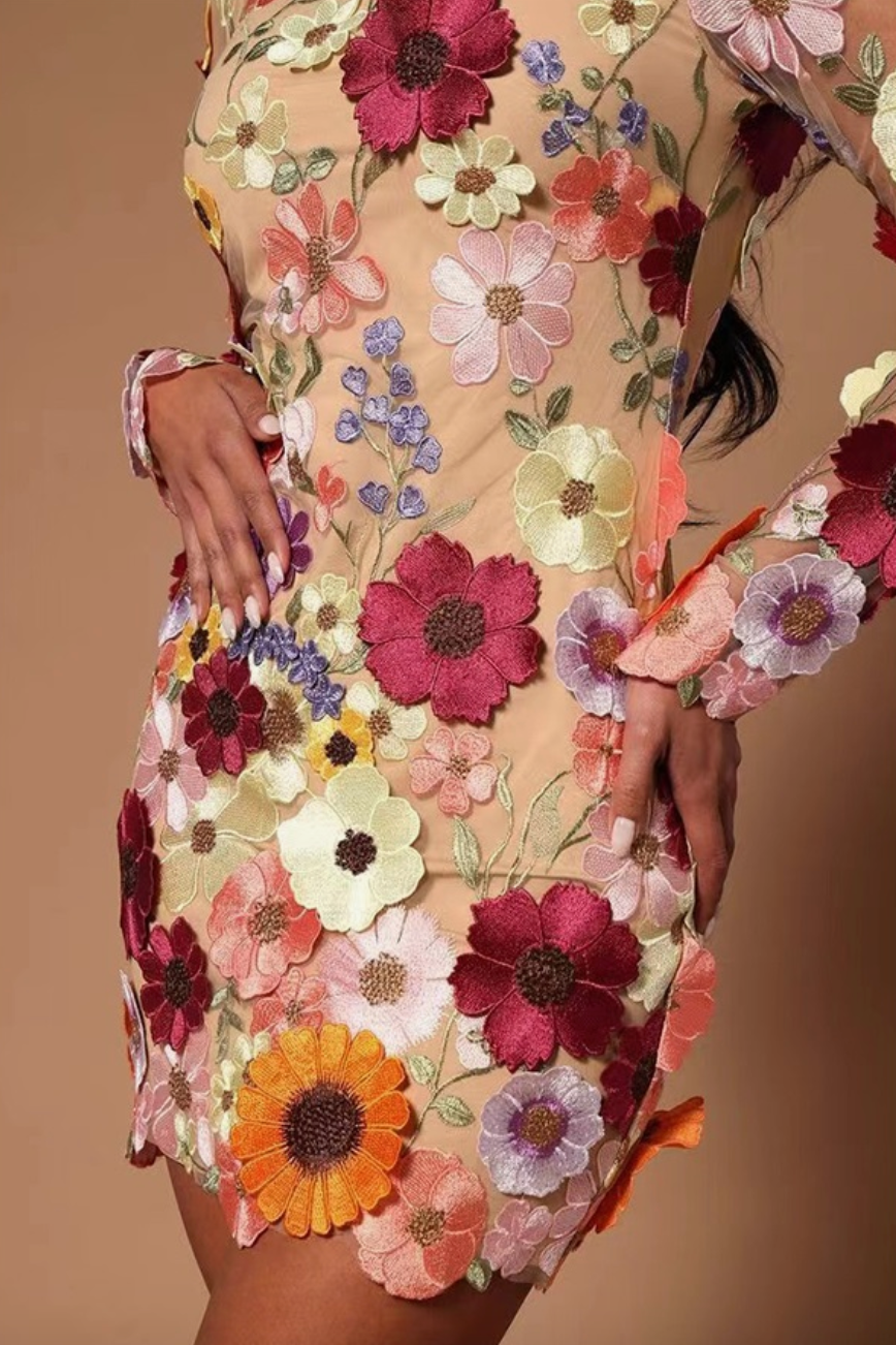 PAPERDOLL FLORA DRESS