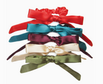 BANDED SKINNY BOW SCRUNCHIES