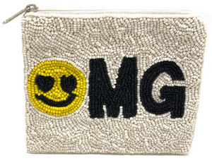 GOLDEN STELLA BEADED CLUTCH