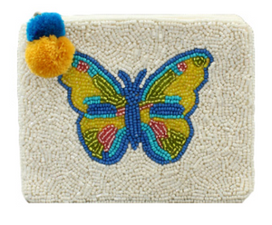 GOLDEN STELLA BEADED CLUTCH